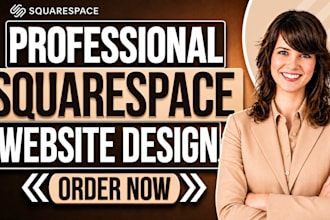 build squarespace website design or redesign squarespace website development