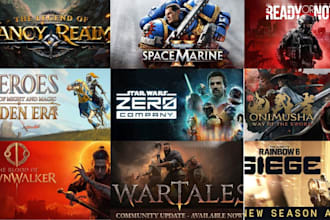 draw steam artwork for steam profile steam banner steam header capsule artwork