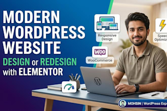 design, or redesign a responsive wordpress website