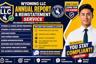 file wyoming llc annual report and reinstate your wyoming llc