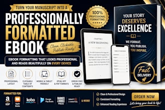 professionally format your manuscript for publishing