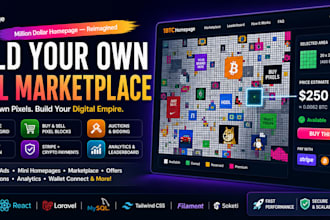 build a million dollar homepage style pixel ad marketplace saas
