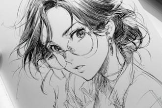 anime manga character illustration