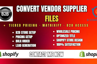 convert vendor supplier file into shopify csv bulk import product upload content