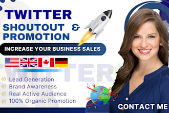 promote shoutout share website product link to active audience twitter fb ig
