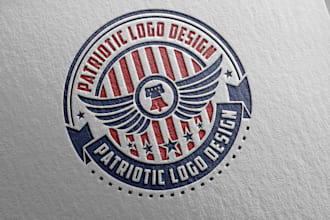 create patriotic and political logo
