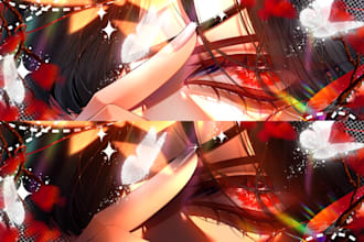 eye banner illustration vtuber