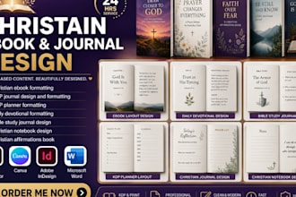 format christian ebook, KDP journal planner, KDP formatting, daily devotional