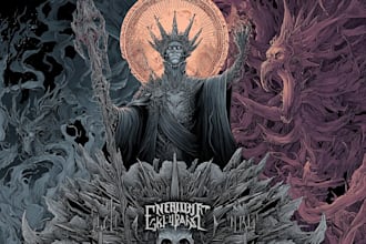 create dark art illustration