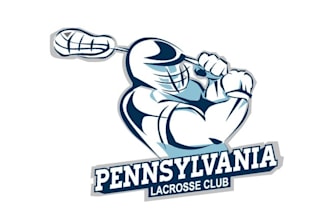 design custom sports lacrosse club logo