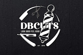 do outstanding barber shop logo for your business