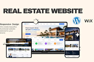 design a responsive real estate website with idx mls integration