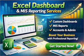 create excel dashboards for mis reports