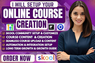 create online course content skool course creation kajabi online course content