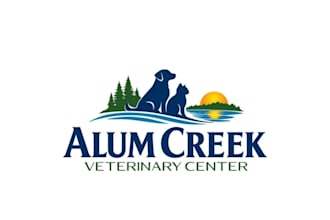 design a cute dog and cat logo for your brand