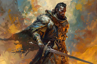 fantasy character art and fantasy character art