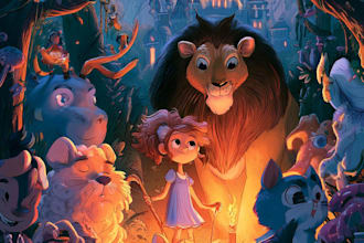 illustrate children story book illustration, children story,