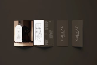 design or redesign luxury real estate brochure and flyer
