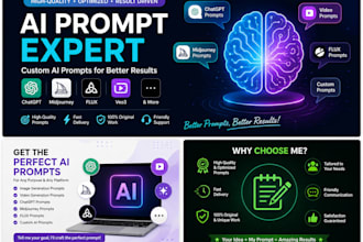 crete proffessional ai prompts for chatgpt, veo3, midjourney and flux