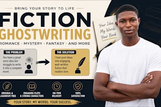 ghostwrite your novel or fiction book