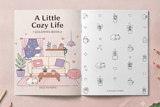create simple coloring book pages for kids and adults