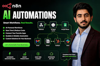 build custom n8n ai agent automation workflows