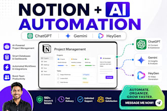 integrate notion crm with openai chatgpt gemini for project management