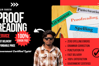 proofread and correct spelling and grammar errors in your document or book