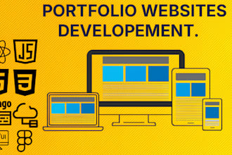 create a modern portfolio website