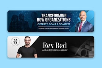 design attractive linkedin, twitter, facebook cover