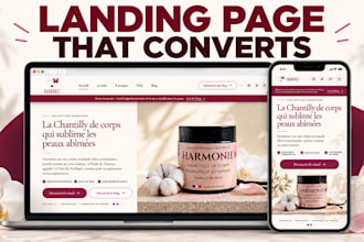 design and build a high converting saas landing page