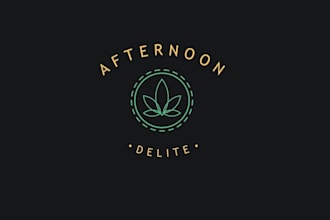 design premium cannabis brand logo
