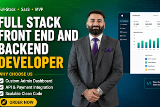 be your ai saas based software developer front end and back end developer