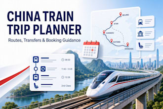 plan your china train trip and explain 12306 booking