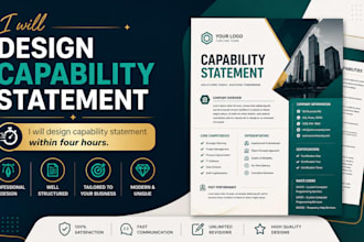 design an urgent government capability statement in 4 hours
