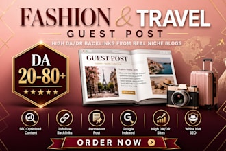 publish guest post on high da fashion and travel blogs