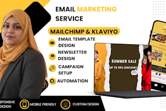 work on editing mailchimp email template
