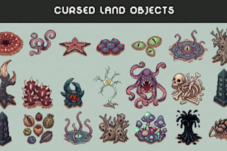 create pixel art game assets, characters, tiles, and animations for indie games