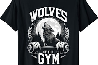 do attractive illustration streetwear urban gym logo t shirt