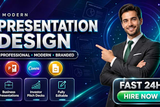 google slide powerpoint canva investor business presentation
