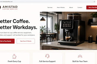 design a professional business website