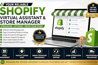be your shopify virtual assistant to streamline operations and boost store sales