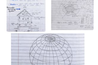 write neat handwritten notes, flow charts and diagrams