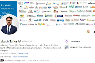 optimise your linkedin profile and manage your personal branding