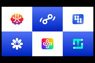 design a modern saas, startup logo