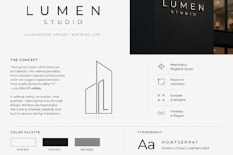 minimal, memorable logo design