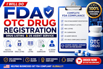 do fda otc drug registration, drug listing and US agent service
