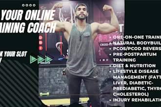 be your one on one live training fitness coach