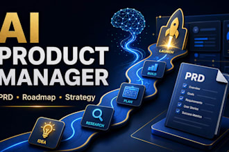create your startup prd, product roadmap and ai product strategy