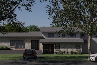 create realistic architectural exterior renders